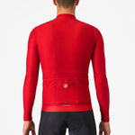 Maillot manga larga Castelli Espresso Thermal - Rojo