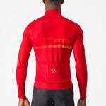 Maglia maniche lunghe Castelli Collapse - Rosso