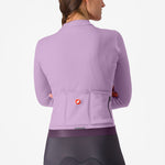 Castelli Espresso Thermal frau langarmtrikot - Lila