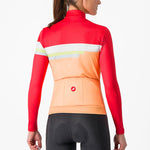 Maglia donna maniche lunghe Castelli Tornare - Arancio