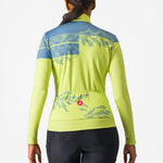 Maglia donna maniche lunghe Castelli Unlimited Thermal - Giallo