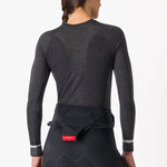 Maglia intima maniche lunghe donna Castelli Merino Seamless - Nero