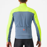 Castelli Estremo jacket - Yellow light blue