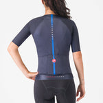 Castelli Aero Pro 8S frau trikot - Blau