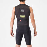 Body senza maniche Castelli Free Sanremo 3 Suit - Nero