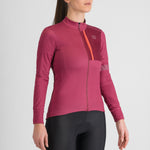 Maillot femme manches longues Sportful Supergiara - Rose