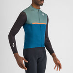 Maillot manches longues Sportful Pista - Bleu vert