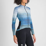 Maillot manga larga mujer Sportful Flow Supergiara - Azul