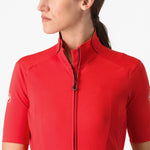 Castelli Perfetto RoS 2W Wind women jersey - Dark pink