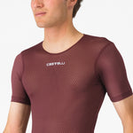 Castelli Pro Mesh 2.0 base layer - Dark bordeaux