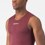 Maillot de corps sans manches Castelli Pro Mesh 2.0 - Bordeaux fonce