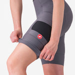 Castelli Unlimited Cargo woman bib shorts - Grey dark