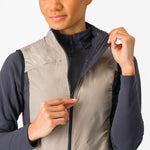 Castelli Unlimited Puffy woman vest - Beige