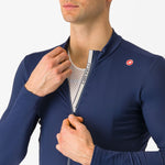 Maillot manches longues Castelli Espresso Thermal - Bleu