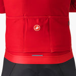 Maillot manga larga Castelli Espresso Thermal - Rojo