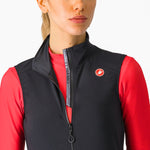 Gilet donna Castelli Espresso - Nero