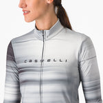 Maglia donna maniche lunghe Castelli Phase - Bianco