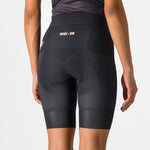 Castelli Insider 2 frau kurze radhose - Schwarz