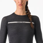 Castelli Merino Seamless woman long-sleeve base layer - Black