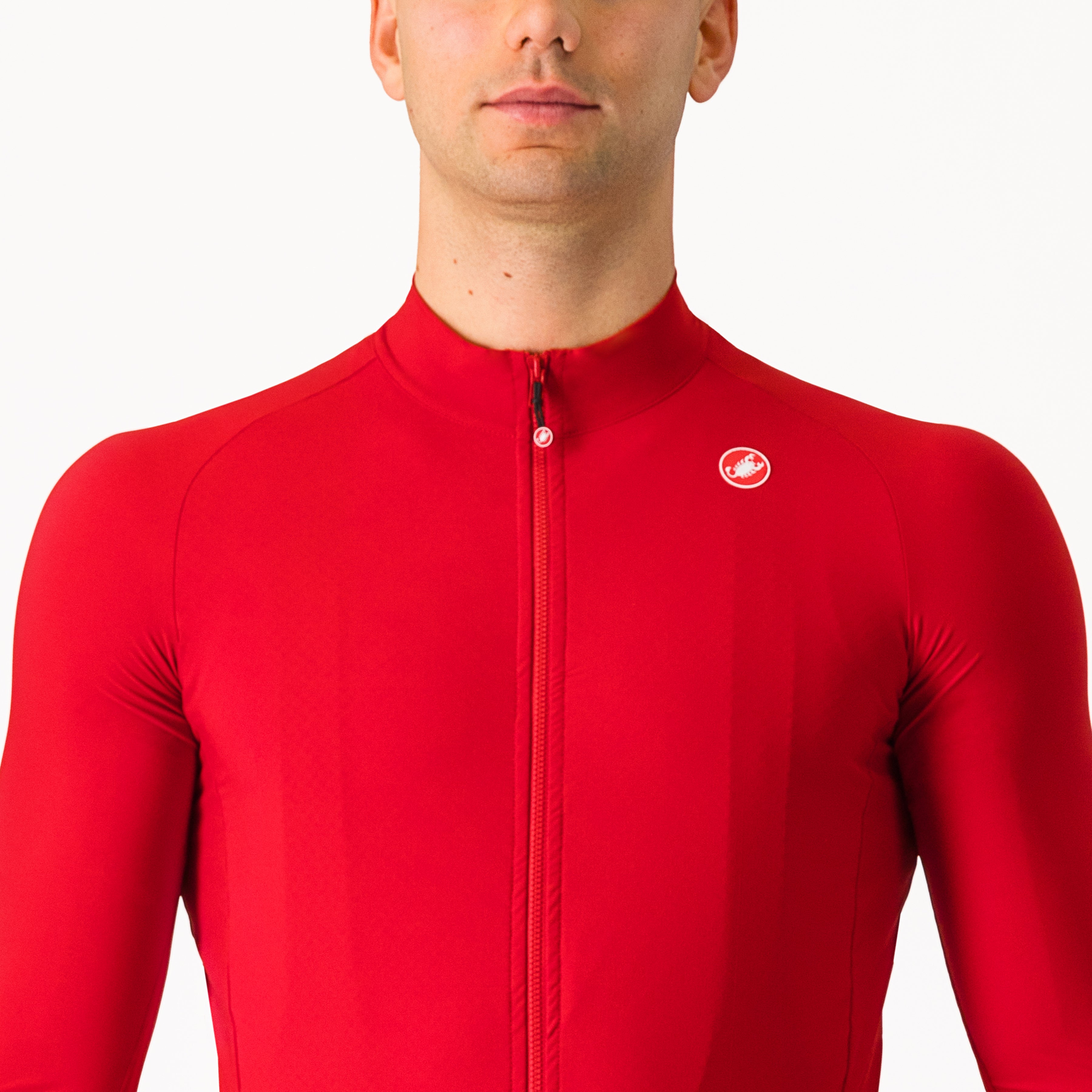 Maillot manga larga Castelli Aero Race - Rojo