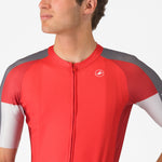 Maglia Castelli Entrata 6 - Rosso grigio scuro