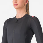 Maillot mujer manga larga Castelli Espresso - Negro