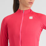 Maglia donna maniche lunghe Sportful Matchy - Rosa scuro