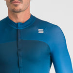 Maillot manga larga Sportful Bodyfit Pro - Azul claro