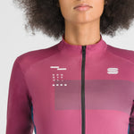 Maglia maniche lunghe donna Sportful Breakout Supergiara - Viola