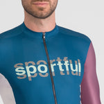 Sportful Supergiara Logo jersey - Petrolio