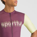 Sportful Supergiara Logo jersey - Bordeaux