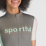 Sportful Supergiara Logo woman jersey - Grey