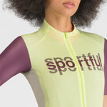 Sportful Supergiara Logo woman jersey - Yellow