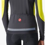 Castelli Beta RoS woman jacket - Yellow grey