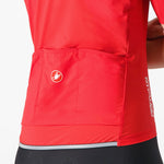 Castelli Perfetto RoS 2W Wind frau trikot - Dunkel rosa