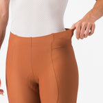 Pantalones cortos mujer Castelli Espresso DT - Marron