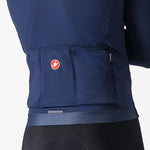 Maglia maniche lunghe Castelli Espresso Thermal - Blu