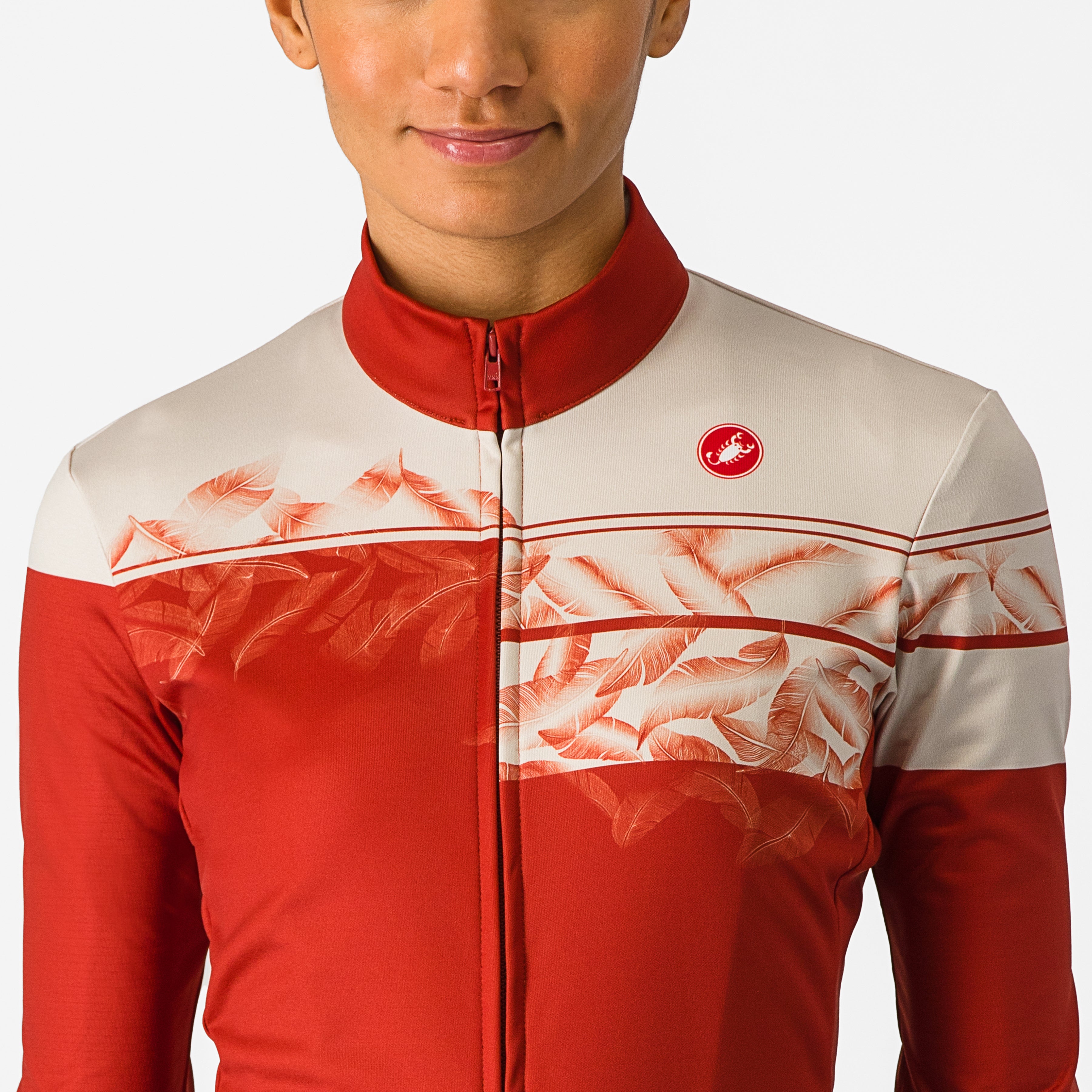 Castelli Unlimited Thermal frau langarmtrikot - Rot