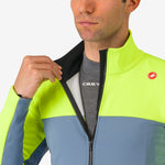 Castelli Estremo jacket - Yellow light blue