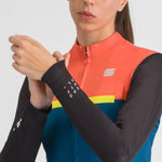 Maglia maniche lunghe donna Sportful Pista - Blu