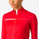 Castelli Sinergia 2 woman long sleeves jersey - Dark pink