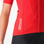 Castelli Perfetto RoS 2W Wind frau trikot - Dunkel rosa