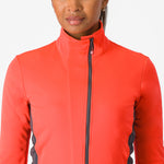 Castelli Transition 2 frau jacke - Dunkelrosa