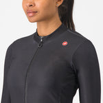 Castelli Espresso Thermal frau langarmtrikot - Schwarz