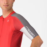 Maglia Castelli Entrata 6 - Rosso grigio scuro