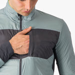 Blouson Castelli Unlimited Puffy - Vert clair