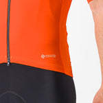 Castelli Perfetto RoS 2 Wind jersey - Dark orange