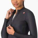 Castelli Espresso Thermal frau langarmtrikot - Schwarz