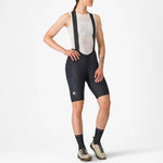 Castelli Unlimited Endurance DT women bib shorts - Black