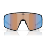 Bliz P001 brille - Matt Black Coral-Orange Mirror Blue